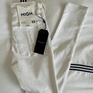 Nina High-Rise Skinny - White (NWT)